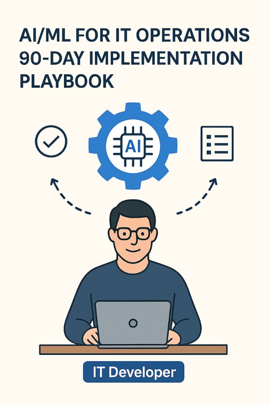 AI/ML for IT Operations - 90‑Day Implementation Playbook (high level)
