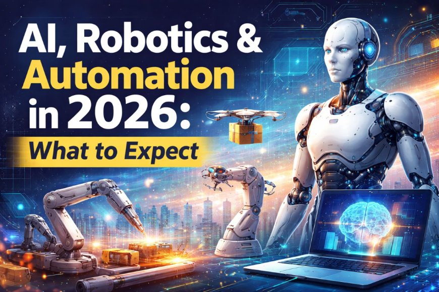 AI, Robotics & Automation in 2026: What’s Likely, What’s Not, and What Comes Next